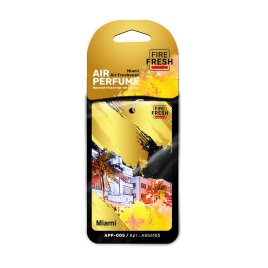 Ароматизатор AVS APP-005 AIR PERFUME (аром. Tobacco Vanille/Табачная Ваниль) USA/Miami (бумажные)