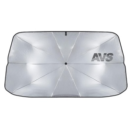 Шторка-зонт солнцезащитная (на лобовое стекло) AVS CSU-1480-M 140х80см