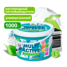 Многофункц. кислород. пятновыводитель-отбеливатель "МультиГриник" (порошок) 1 кг. Clean&Green CG8329