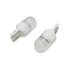 T127-10 T10/белый/ (W2.1x9.5d) 1SMD 3030 12V 1W,  10 шт.