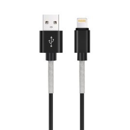 Кабель AVS для iphone 5 (1м USB 2.0) усиленный IP-561S (пакет)