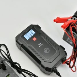 Автоматическое зарядное устройство для 6 и 12 вольтовых АКБ, BERKUT BC-08A (9 стадий зарядки)