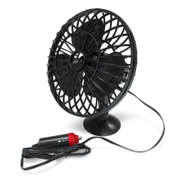 Вентилятор автомобильный AVS Сomfort 9041 12В 5" (корпус: пластик, цвет:чёрный) 