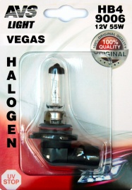 Галогенная лампа AVS Vegas в блистере HB4/9006.12V.55W.1шт.