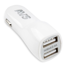 USB автомобильное зарядное устройство AVS 2 порта UC-433 (2,4А)