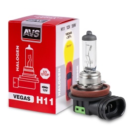 Галогенная лампа AVS Vegas H11.12V.55W.1шт.