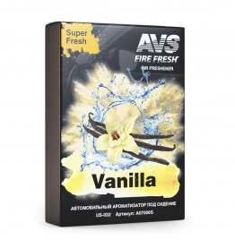 Ароматизатор Super Fresh (Ваниль/Vanilla) (гелевый) AVS US-001