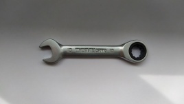 Ключ комбинированный трещоточный короткий, 10 мм, Thorvik CSRW10 (53519)