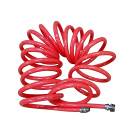 Шланг пеногенератора спиральный (красный) 6 м