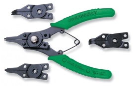 Набор щипцов для стопорных колец, универсальный, Jonnesway P266