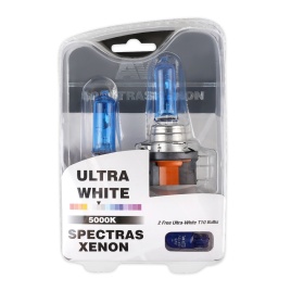 Газонаполненные лампы AVS SPECTRAS Xenon 5000K H15 12V 15/55W, комплект 2+2 (W5W) шт.