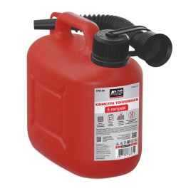 Канистра топливная пластик 5л. (красная) AVS TPK-05