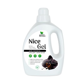 Гель для стирки "Nice Gel" для чёрного белья (концентрат) 2 л. (ПЭНД) Clean&Green CG8354