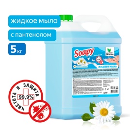 Жидкое мыло "Soapy" антибактериальное 5 л. Clean&Green CG8057