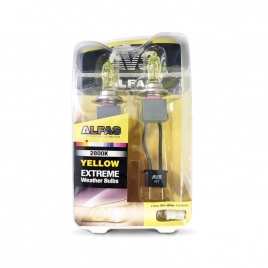 Газонаполненные лампы AVS "Alfas" 2800К H7 жёлтый "Максимальная освещённость", комплект 2 шт.