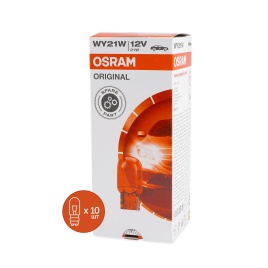 Лампа автомобильная WY21W (21W WX3X16D) YELLOW ORIGINAL LINE 12V OSRAM