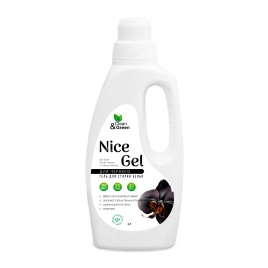 Гель для стирки "Nice Gel" для чёрного белья (концентрат) 1000 мл. (ПЭНД) Clean&Green CG8353
