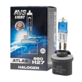 Галогенная лампа AVS ATLAS BOX/5000К/ H27/880.12V.27W.коробка 1шт.