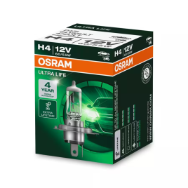 Автолампа галогенная H4 (60/55W P43T) ULTRA LIFE 12V OSRAM