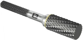 Борфреза твердосплавная цилиндрическая, тип А, 8 мм, двойная насечка, Thorvik TRRBA08200665-2, 57002