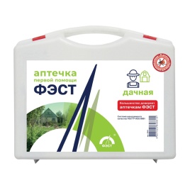 Аптечка дачная без лекарственных средств (жесткий футляр)