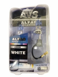 Газонаполненные лампы AVS ALFAS Maximum Intensity 4300К H3 24V 85W, комплект 2+2 (W5W) шт.
