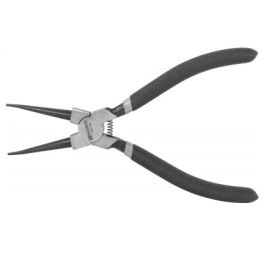 Щипцы прямые для стопорных колец с ПВХ рукоятками, сжим, 180 мм, 12-65 мм, Thorvik IRSP180 (52192)