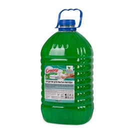 Средство для мытья посуды "Greeny" Light "Алоэ вера" 5 л. Clean&Green CG8167