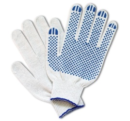 Перчатки рабочие ХБ с ПВХ ЛЮКС 5н (10 класс)