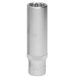 Головка торцевая глубокая 12-гранная 1/4"DR, 13 мм, Thorvik S11S22130 (54067)