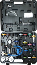 Набор для проверки герметичности системы охлаждения, 33 предмета, Thorvik RPTS33 (53900)