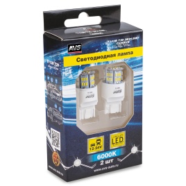 T113B T20/белый/(W3*16q) CANBUS 54SMD 3014, 2 contact, коробка 2 шт.