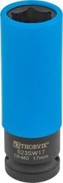 Головка ударная удлиненная тонкостенная 1/2"DR для легкосплавных дисков,17мм,Thorvik S23SW17 (54461)