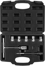 Набор для восстановления посадочных отверстий дизельных форсунок, 7 предметов, Thorvik DICS7 (53883)