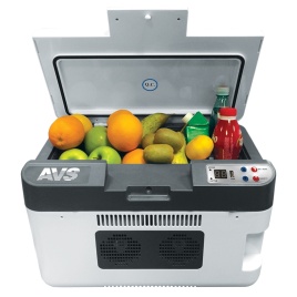 Холодильник автомобильный AVS CC-24WBC(программное цифровое управление, USB-порт)  24л 12V/24V/220V