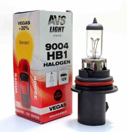 Галогенная лампа AVS Vegas HB1/9004.12V.65/45W.1шт.