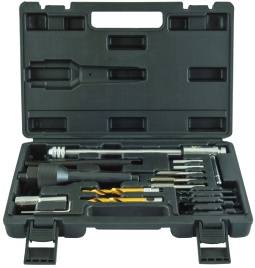 Набор приспособлений для демонтажа сломанных свечей накаливания, 16 предметов, Thorvik GPRS16, 53884