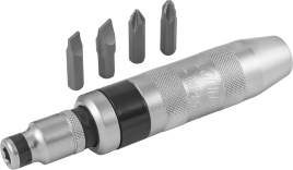 Ударная отвертка SL-8,10 мм, PH-2,3 (5 предметов) Jonnesway AG010055