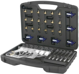 Приспособление для проверки работы дизельных форсунок Common Rail в наборе, Thorvik DFMS (53872)