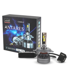 Светодиодная лампа AVS Antares H4/Н19, 9-36V, 45W, 2 шт.
