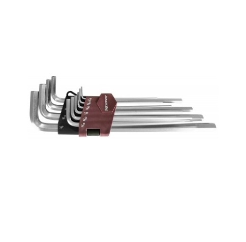Набор ключей шестигранных удлиненных дюймовых, H1/16"-H3/8", 10 шт, Thorvik HKIL10S фото 2