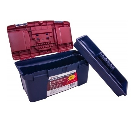 Ящик для инструмента 16, пластиковый, 410х220х195 мм, Thorvik TB16 (53805) фото 2