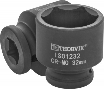 Головка торцевая ударная 1/2"DR, 32 мм, Thorvik IS01232 (53427) фото 1