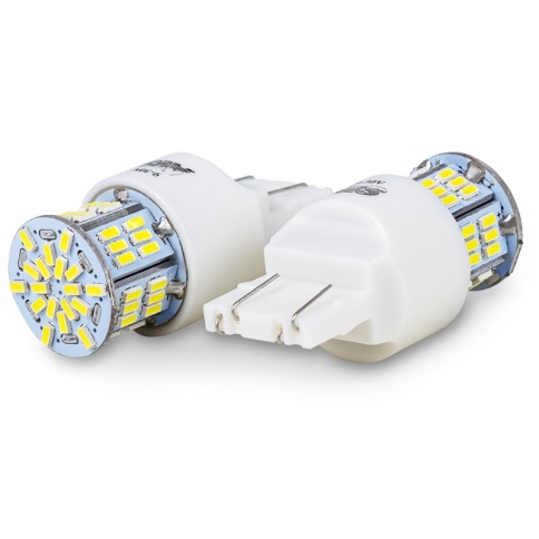 T113B T20/белый/(W3*16q) CANBUS 54SMD 3014, 2 contact, коробка 2 шт. фото 4