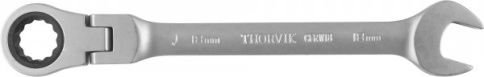Ключ комбинированный трещоточный карданный, 18 мм, Thorvik CFRW18 (53485) фото 1