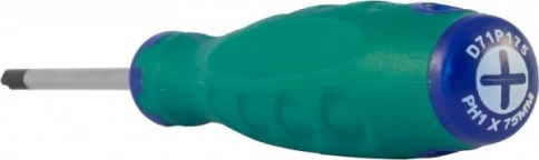 Отвертка стержневая крестовая ANTI-SLIP GRIP, PH1х75мм, Jonnesway D71P175 (49950) фото 3
