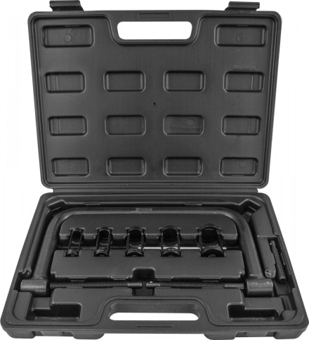 Рассухариватель клапанов струбцинный, с насадками 16-30 мм, 8 предметов, Thorvik AVSCS2 фото 1