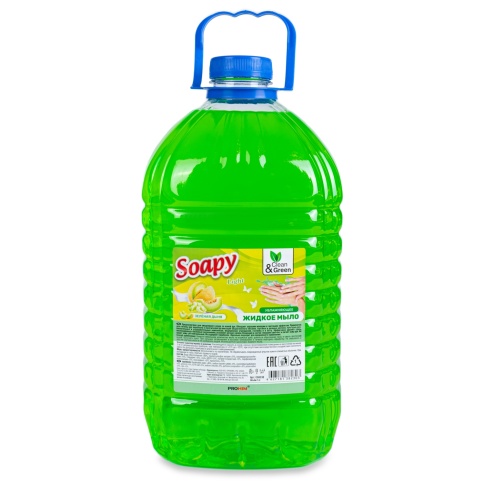 Жидкое мыло "Soapy" Light "Зеленая дыня" 5 л. Clean&Green CG8230 фото 2