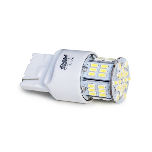 T115A T20/белый/(W3*16d) 54SMD 3014, 1 contact, коробка 2 шт. фото 2