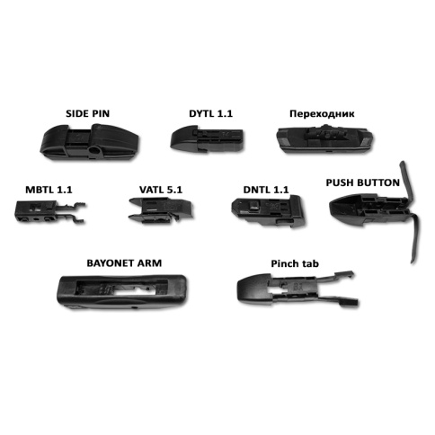 Щетка стеклоочистителя AVS Multi Hybrid Line (10 в 1) MHL-20 (50 см) фото 2